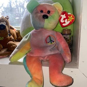 BEANIE BABY PEACE BEAR